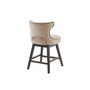 Emmett 25.75" Fabric Swivel Counter Stool