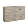 Makson Laminate 3-Pc. Bedroom Set (King Bed, Dresser, and Nightstand)