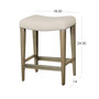 Esme Sofa Table Furniture, 3-Pc. Set (Table & 2 Stools)