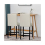 Set of 2 25'' Kitchen Breakfast Chairs Nailhead Barstools