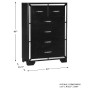 Corbin 3pc Bedroom Set (Queen Bed, Chest, Nightstand)