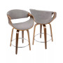 Curvini 24" Counter Stool, Set of 2