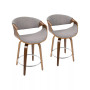 Curvini 24" Counter Stool, Set of 2