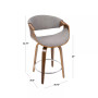 Curvini 24" Counter Stool, Set of 2