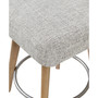 Onyx 26" Upholstered 360 Degree Swivel Counter Stool