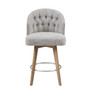 Onyx 26" Upholstered 360 Degree Swivel Counter Stool