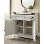 Farmhouse Barn Door Accent Cabinet