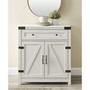 Farmhouse Barn Door Accent Cabinet