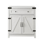 Farmhouse Barn Door Accent Cabinet