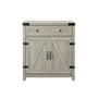 30" Farmhouse Barn Door Accent Cabinet