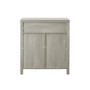 30" Farmhouse Barn Door Accent Cabinet