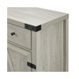 30" Farmhouse Barn Door Accent Cabinet