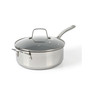 Delaroux Stainless Steel 4 Quart Saute Pan