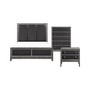 Meredith 3pc Bedroom Set (King Bed, Chest & Nightstand)