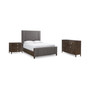 Lille 3pc Bedroom Set (Queen Bed, Dresser & Nightstand)