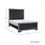 Corbin 3pc Bedroom Set (King Bed, Chest, Nightstand)