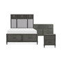 Mossbrook 3pc Bedroom Set (California King Bed, Dresser & Nightstand)