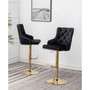 Brightcast Tufted Bar Stools, 2 Piece