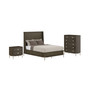 Drew & Jonathan Boulevard King 3-Pc Set (Panel Bed + Chest + Nightstand)