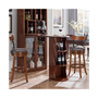 Set of 2 Bar Stools Swivel 29.5'' Dining Bar Chairs