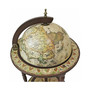 Sixteenth Century Crema Durata Replica Globe Bar Cabinet