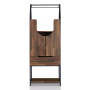 Frisko Hickory Multi-Storage Wine Cabinet