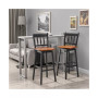 Set of 2 Swivel Bar Stools 30.5'' Pub Height Dining Bar Chairs
