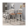 Set of 2 Swivel Bar Stools 30.5'' Pub Height Dining Bar Chairs