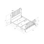 Wren Full Metal Bed