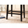 Jaden Bonded Leather Saddle Short Bar Stool