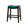 Jaden Bonded Leather Saddle Short Bar Stool