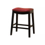Jaden Bonded Leather Saddle Short Bar Stool