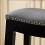 Jaden Bonded Leather Saddle Short Bar Stool
