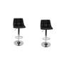Mandy Modern Adjustable Swivel Kitchen Bar Stools, Set of 2