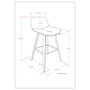 Randolph Bentwood Counter Height Stool, Set of 2