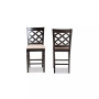 Ramiro Modern and Contemporary Transitional Wood Counter Stool Set, 2 Piece