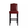 Upholstered Bar Chair with Studded Decor, Set of 2, 45"