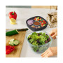 Glass Leak-Proof Salad Container