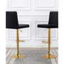 Best Master Yucca Adjustable Swivel Bar Stools, Set of 2