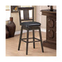 Swivel Bar Stool 29 inch Upholstered Pub Height Bar Chair