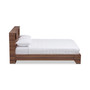 Vanda Platform Queen Size Bed with Shelf Headboard