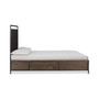 Gatlin Brown California King Platform Storage Bed, Created for Macy's