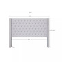 Amelia Fabric Tufted Queen Headboard