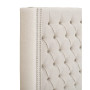 Amelia Fabric Tufted Queen Headboard