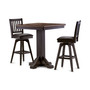 Peighton 3 Piece Pub Table Set (Table and 2 stools)