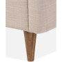 Jerell Modern Queen Linen Platform Bed