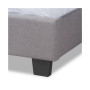 Ansa Fabric Headboard Platform Queen Size Bed