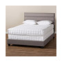 Ansa Fabric Headboard Platform Queen Size Bed