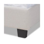 Ansa Fabric Headboard Platform Queen Size Bed