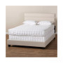 Ansa Fabric Headboard Platform Queen Size Bed